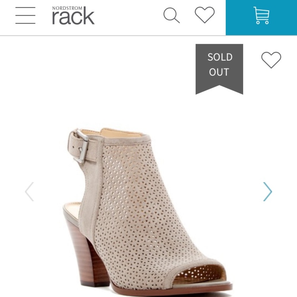 Sam Edelman Henri open toe bootie in Putty